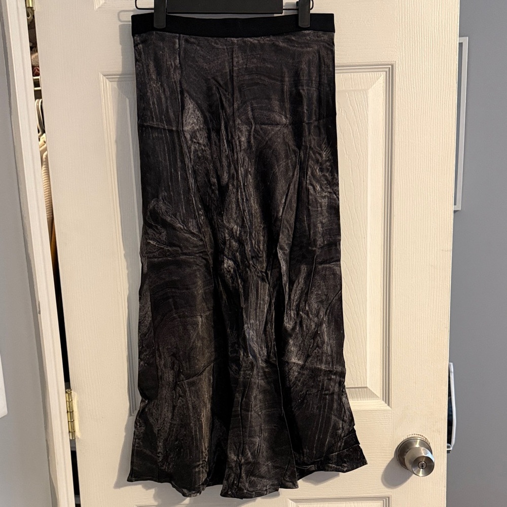 Rails Black Textured Maxi Skirt